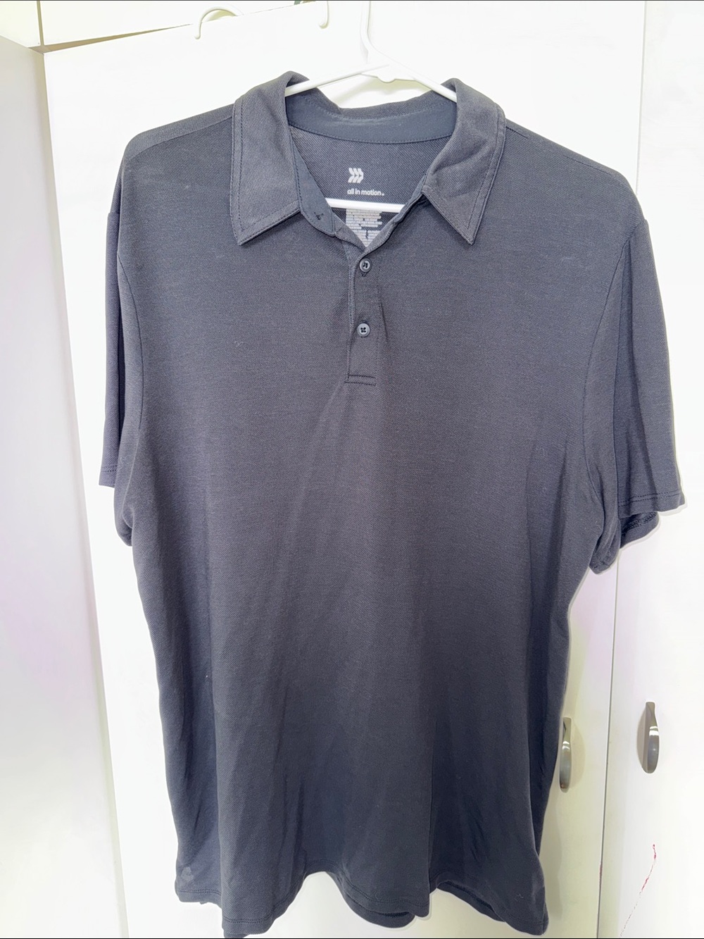all in motion Men's black Polo Shirt